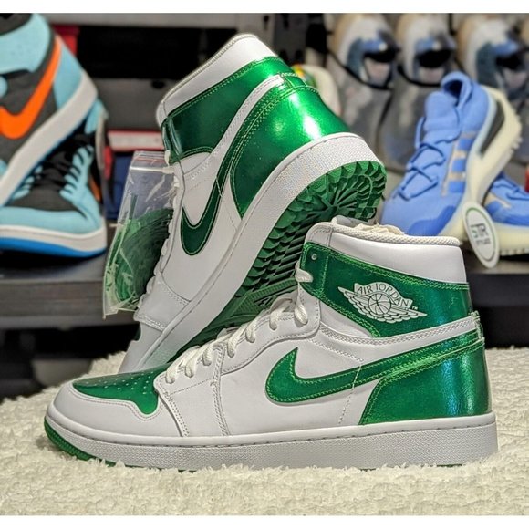 Nike Air Jordan 1 High Golf Metallic Green DQ0660-130 Men\'s Size 13 main image 9